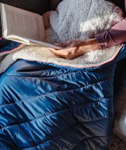 Sherpa Puffy Blanket