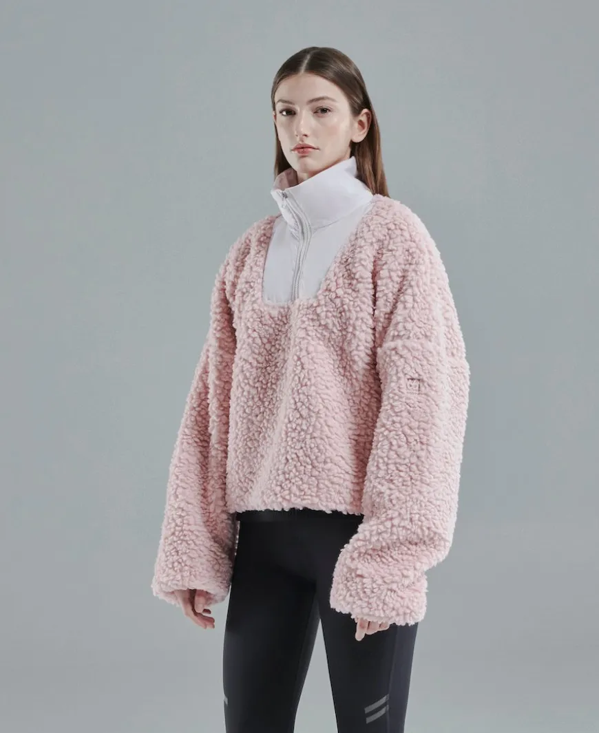 Varmahlid Shearling Zip Neck Women